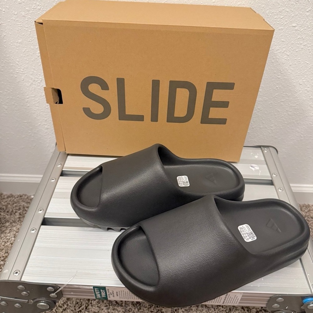 Adidas Black Yeezy Slide Sandals